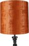 QAZQA classico Vloerlamp met lampenkap 1 lichts H 172 cm Oranje - Thumbnail 1