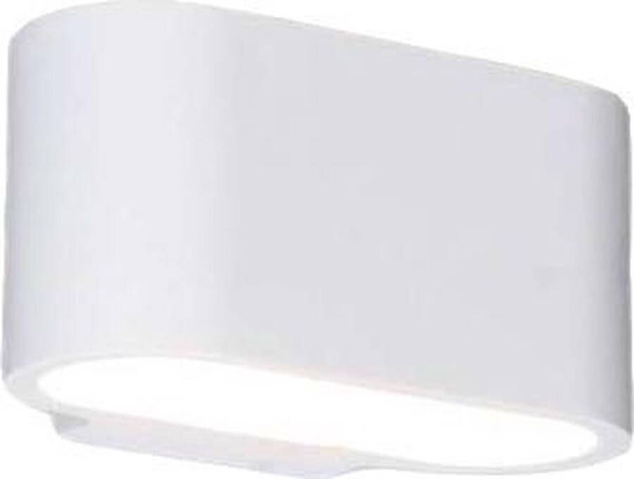 QAZQA Gipsy Arles Wandlamp 1 Lichts 18 cm wit