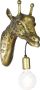 QAZQA giraf Wandlamp 1 lichts D 280 mm Goud messing - Thumbnail 1