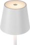 QAZQA jackson Design LED Dimbare Vloerlamp Staande Lamp met Dimmer 1 lichts H 110 cm Wit Buitenverlichting - Thumbnail 1