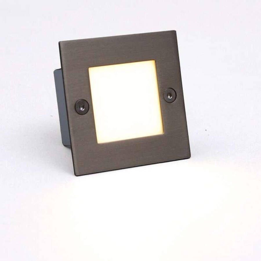 QAZQA LEDlite Square 7 WW Inbouwspot 9 lichts 70 mm staal