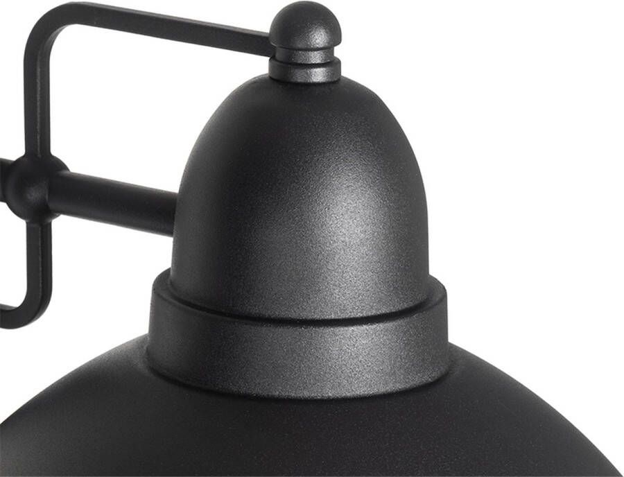 QAZQA marcel Moderne Staande Buitenlamp | Staande Lamp voor buiten 1 lichts H 100 cm Zwart Woonkamer | Slaapkamer | Keuken
