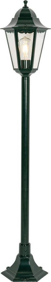 QAZQA new orleans Klassieke Staande Buitenlamp Staande Lamp voor buiten 1 lichts H 125 cm Groen Buitenverlichting