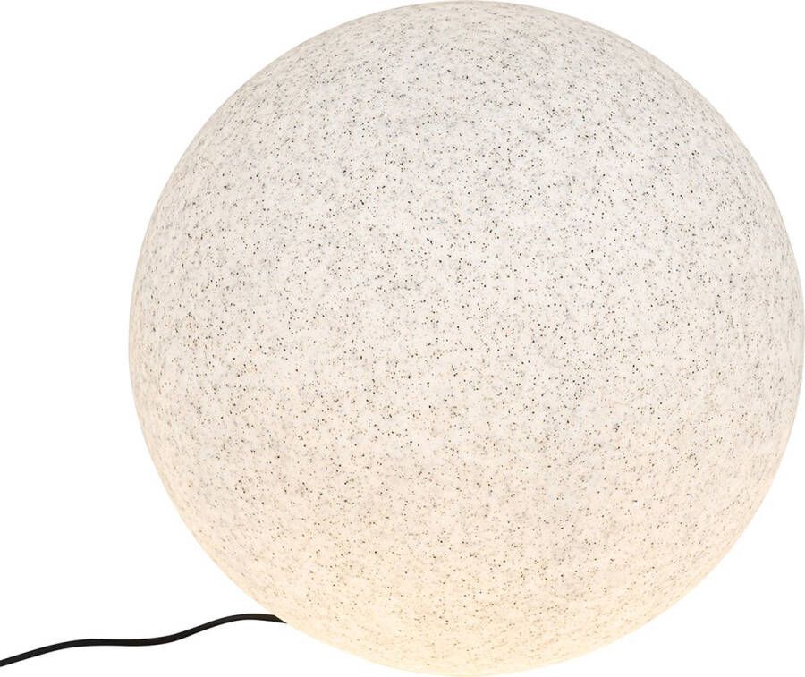 QAZQA nura Moderne Vloerlamp Staande Lamp 1 lichts H 74.7 cm Grijs Buitenverlichting