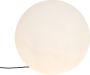 QAZQA nura Moderne Vloerlamp Staande Lamp 1 lichts H 74.7 cm Wit Buitenverlichting - Thumbnail 1