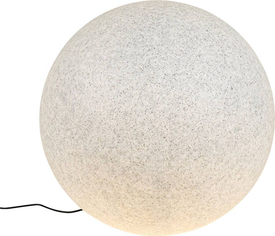 QAZQA nura Moderne Vloerlamp Staande Lamp 1 lichts H 96.7 cm Grijs Buitenverlichting