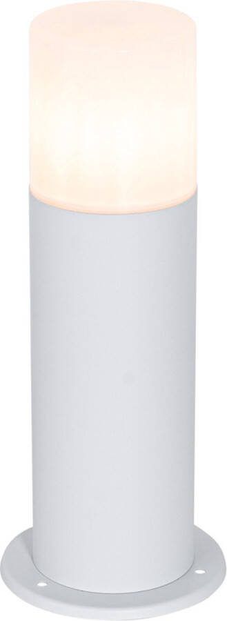 QAZQA odense Moderne Staande Buitenlamp Staande Lamp voor buiten 1 lichts H 30 cm Wit Buitenverlichting