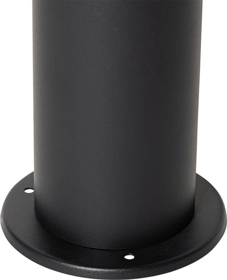 QAZQA odense Moderne Staande Buitenlamp Staande Lamp voor buiten 1 lichts H 70 cm Grijs Buitenverlichting