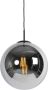 QAZQA pallon Art Deco Dimbare LED Smart Hanglamp incl. wifi met Dimmer 1 lichts Ø 30 cm Chroom Woonkamer Slaapkamer Keuken - Thumbnail 1