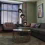 QAZQA Hanglamp Woonkamer Art Deco Modern Drie Zwarte Glazen Bollen Bij Elkaar Zithoek Bijzettafel - Thumbnail 1