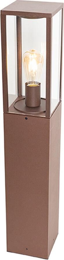 QAZQA charlois Industriele Staande Buitenlamp Staande Lamp voor buiten 1 lichts H 80 cm Roestbruin Industrieel Buitenverlichting - Foto 2