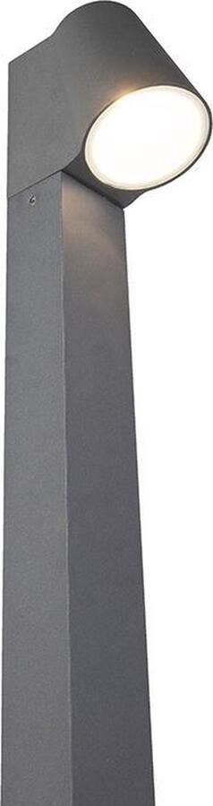 QAZQA uma Moderne LED Staande Buitenlamp Staande Lamp voor buiten 1 lichts H 620 mm Donkergrijs Buitenverlichting - Foto 2