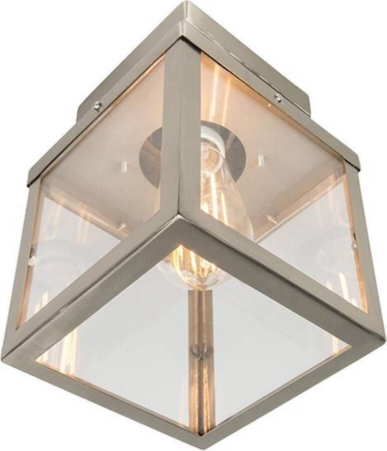 QAZQA Plafondlamp buiten rotterdam Staal Modern L 160mm