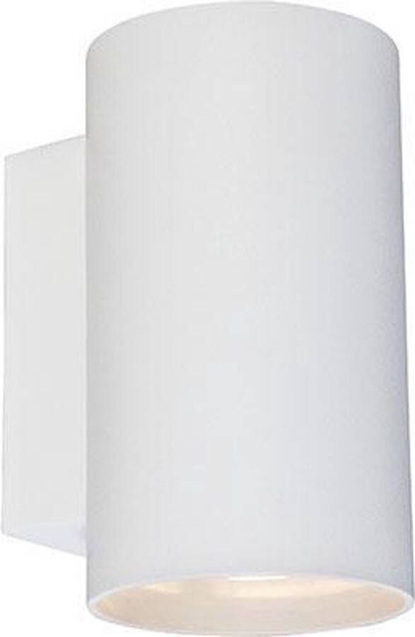 QAZQA Moderne wandlamp wit rond 2-lichts Sandy