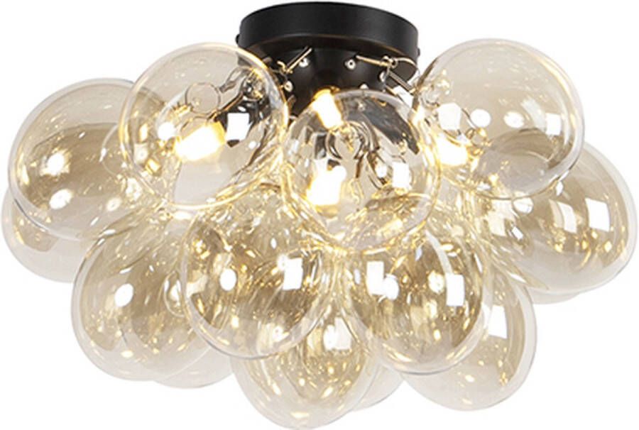 QAZQA uvas Design Plafondlamp 4 lichts Ø 400 mm Goud messing Woonkamer Slaapkamer Keuken