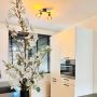 QAZQA vidro Art Deco Dimbare LED Smart Plafondspot Spotje Opbouwspot incl. wifi met Dimmer 2 lichts L 41.1 cm Zwart Woonkamer Slaapkamer Keuken - Thumbnail 2