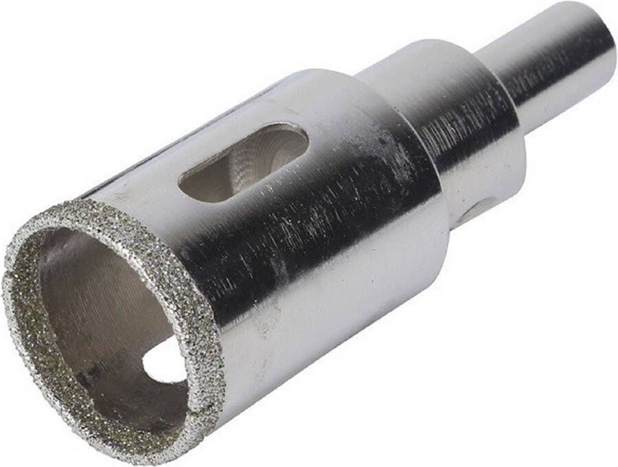 Qerato Tegelboor 32 mm nat glasboor diamantboor