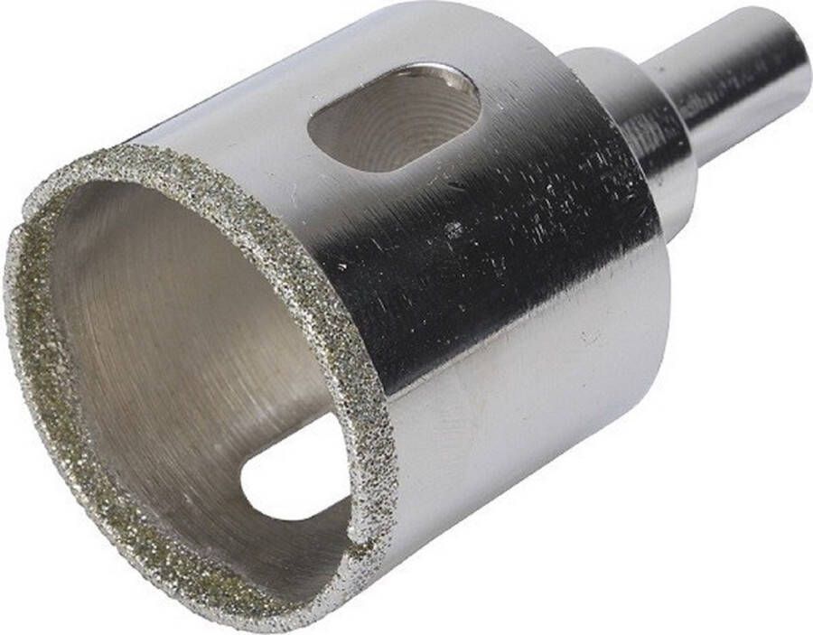 Qerato Tegelboor 50 mm nat glasboor diamantboor