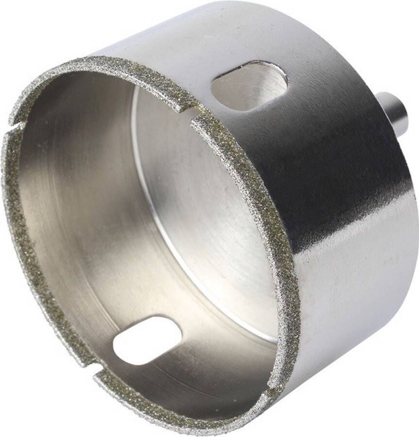 Qerato Tegelboor 60 mm nat glasboor diamantboor