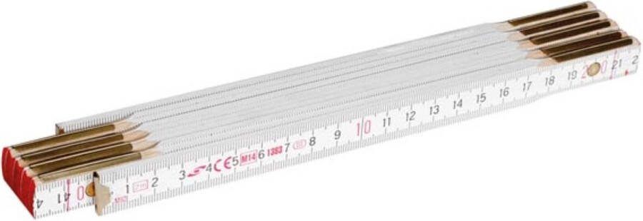 Qflexx Q Flexx Vouwmeter duimstok 2 m hout