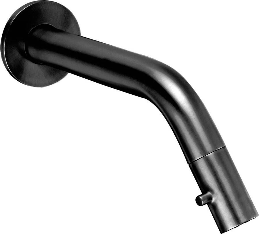 Qisani Flow wand fonteinkraan gun metal