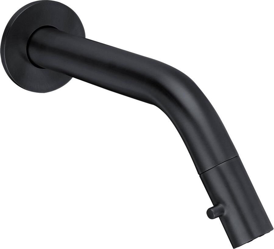 Qisani Flow wand fonteinkraan zwart