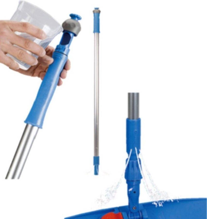 Hygen-x Dweil set sprinkler dweilsysteem mop vloerwisser incl velcro vlakmop