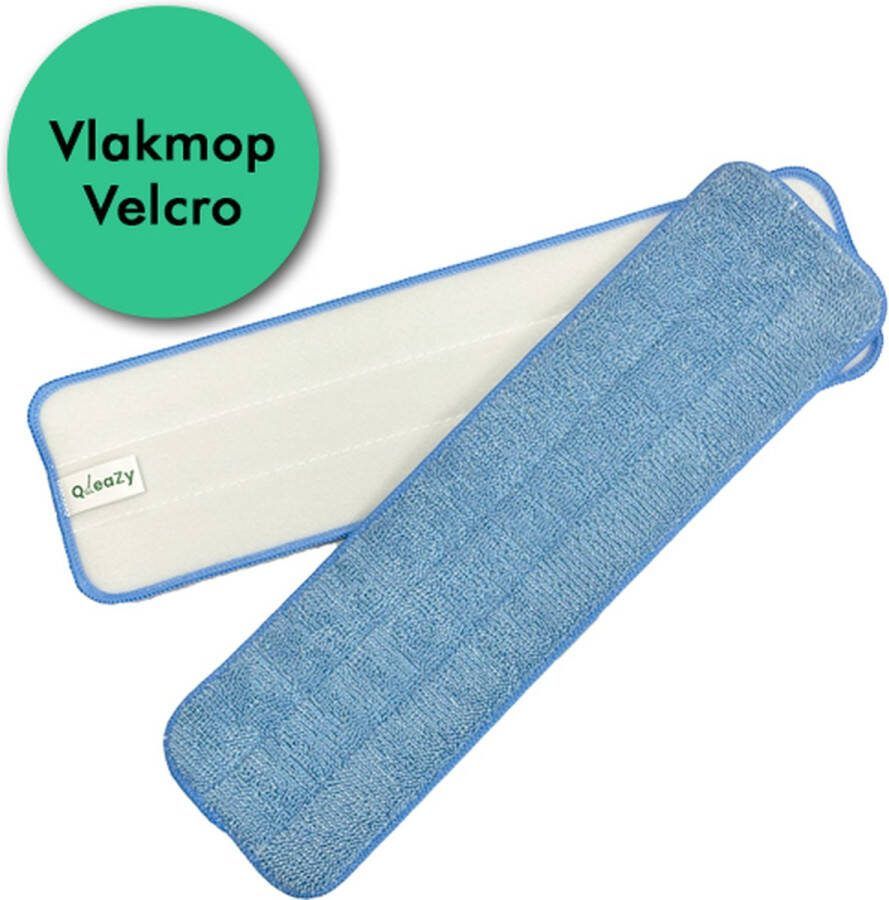 QleaZy Velcro vlakmop 45cm Klittenband dweil voor alle 40 41cm frames