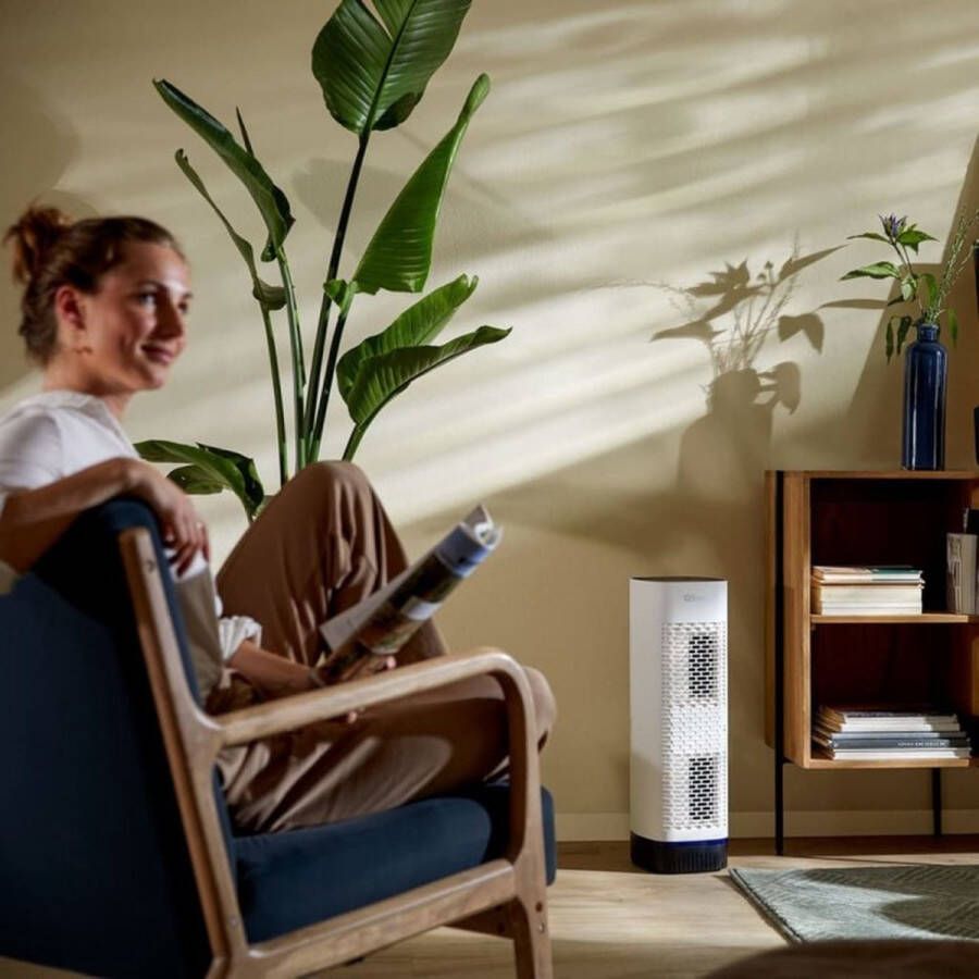 Qlima A 68 Luchtreiniger Ionisator UV licht HEPA filter Luchtkwaliteit analyse