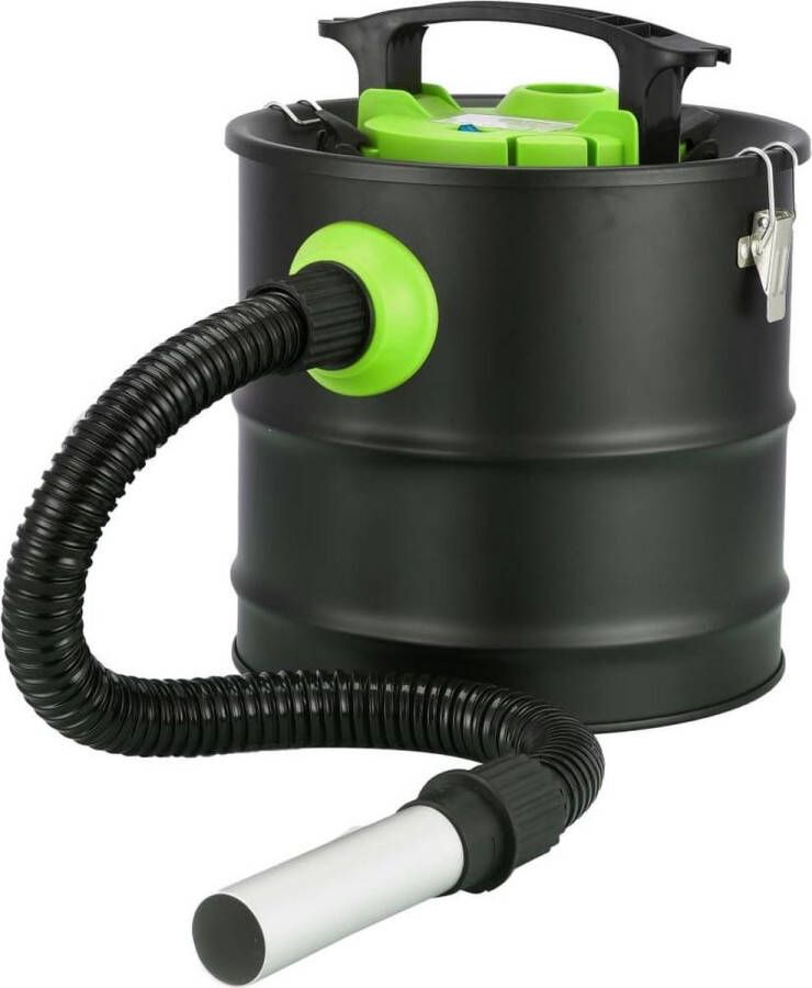 Qlima Aszuiger ASZ 2010 Compact 800 W Opvangbak 12 L Incl. Blaasfunctie en Wasbare Filter 1 5m Kabel Geschikt voor Pelletkachel Open Haard Barbecue Werkplaats