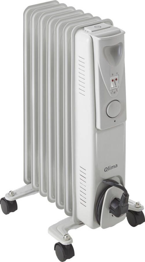 Qlima EOR 2015 Elektrische Olie gevulde Radiator 1500 Watt Instelbare Thermostaat