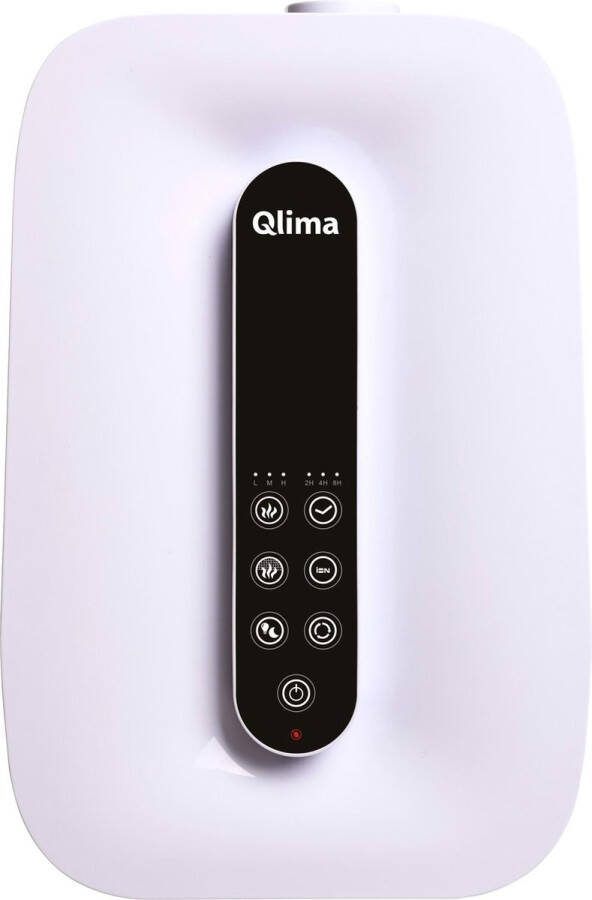 Qlima H 609 Luchtbevochtiger Vernevelt 9.5L dag Warme en koude nevel Fluisterstil
