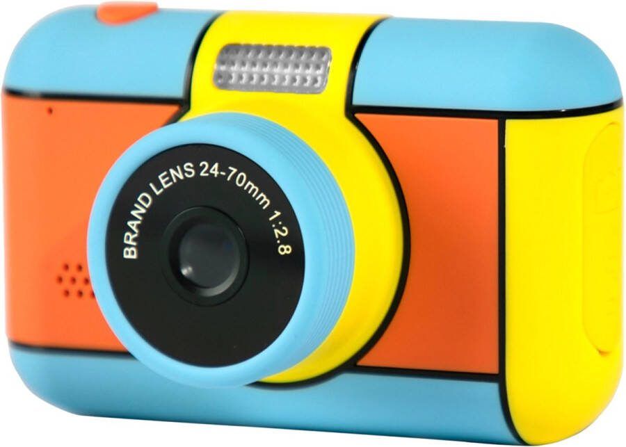 Qlokkie Pixie De Digitale Kindercamera Perfect voor Jonge Fotografen! Blauw Geel Oranje