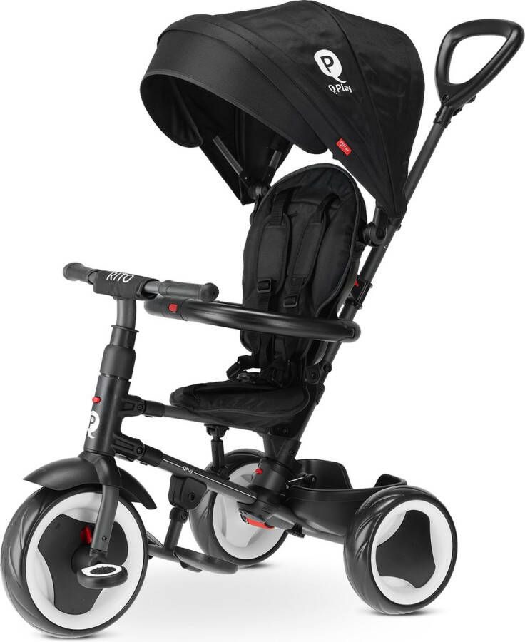 Qplay Rito Driewieler Loopfiets Zwart