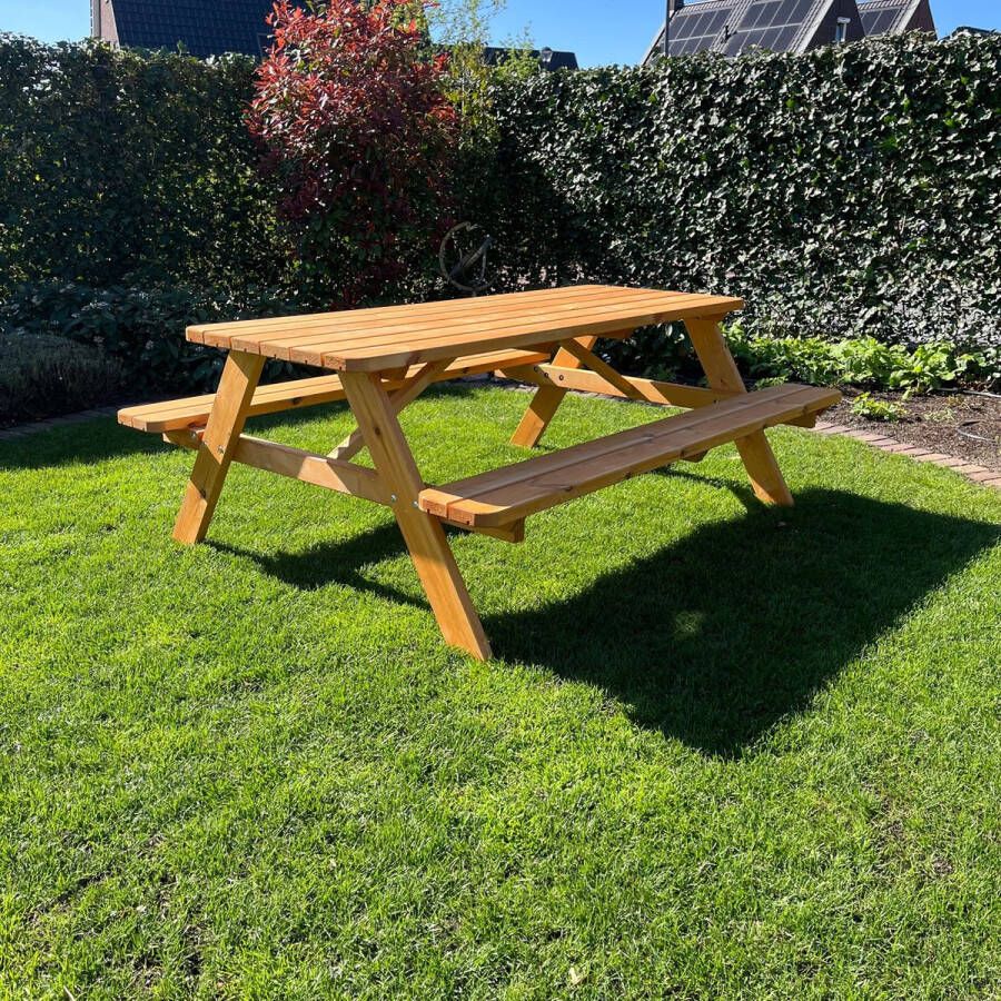 Qualant Picknicktafel DeLuxe Douglas Look Redwood 200cm