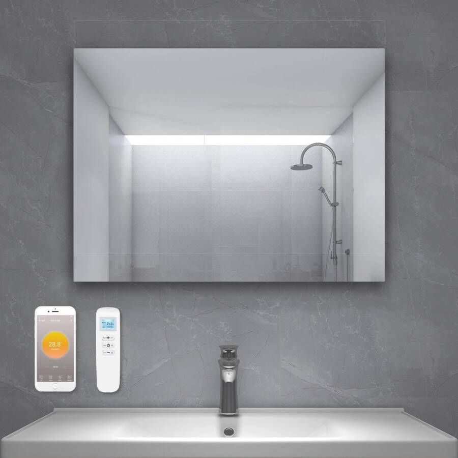 Quality Heating QH-GM Serie infrarood verwarming infraroodspiegel 60 x 100 cm 580Watt afstandsbediening met Wifi