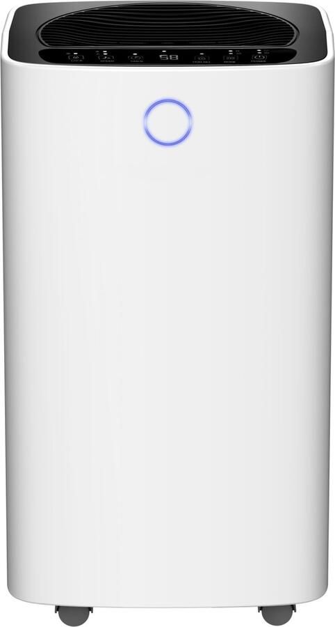 Quality Heating Slimme luchtontvochtiger compact Ontvochtigt 12 Liter per dag voorkomt schimmel Slaapkamer woonkamer en badkamer Wifi met carbon filter Quality Cooling