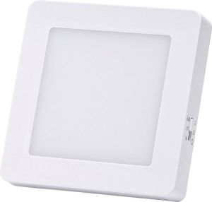Qualu Stekkerlamp Nachtlamp met Dag en Nacht Sensor Igia Woppa 0.36W Warm Wit 3000K Vierkant Mat Wit Kunststof
