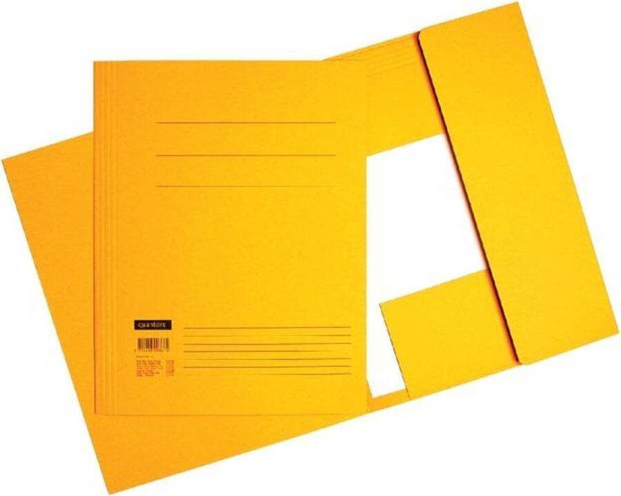 Quantore Dossiermap folio 320 gr geel