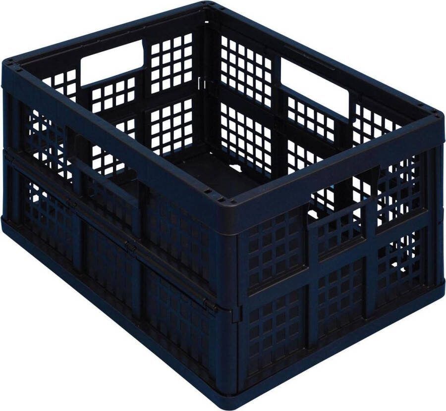 Realy Usefull Opbergkrat Really Useful 45 liter 570x390x285 mm opvouwbaar zwart