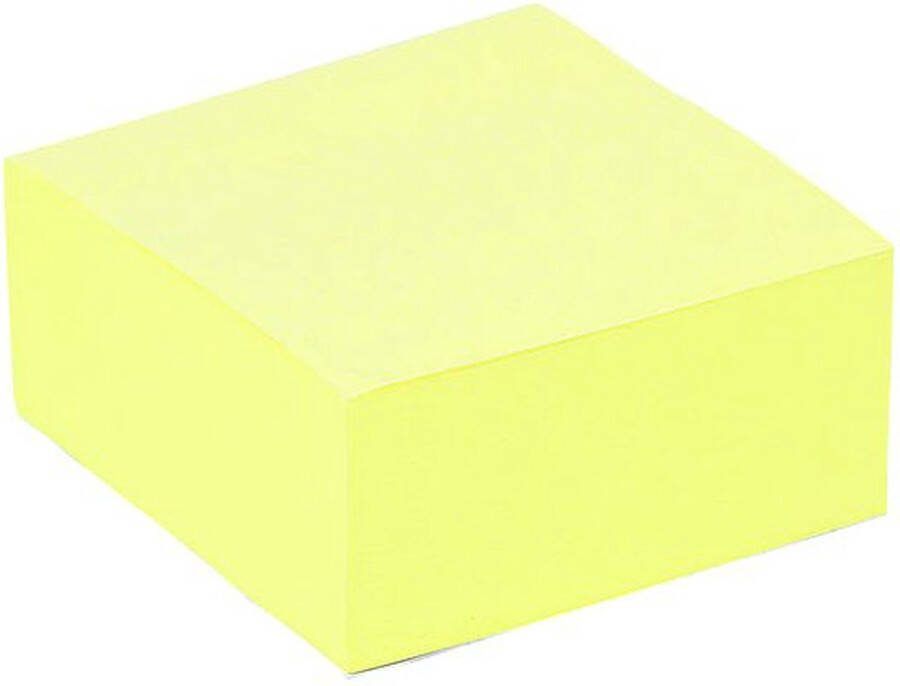 Quantore Memoblok 76x76mm 400 geel 60 stuks