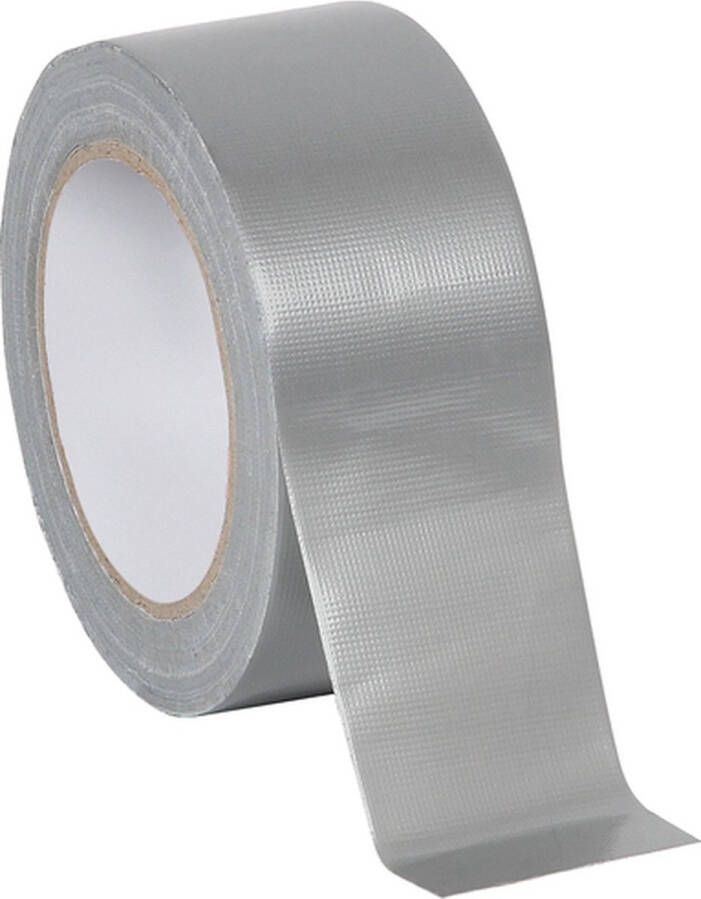 Quantore Plakband Duct e 48mmx50m zilver Stuk a 1 rol 36 stuks