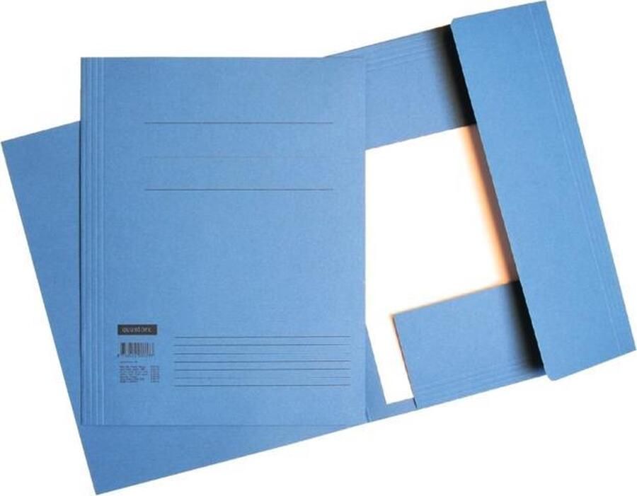 Quantore DOSSIERMAP FO 320GR BLAUW