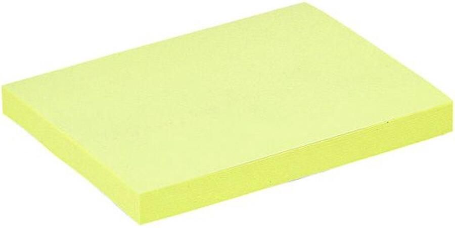 Quantore Memoblok 76x101mm geel 6 stuks