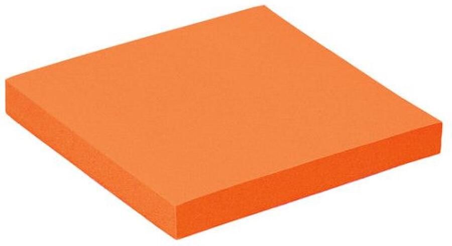 Quantore Memoblok 76x76mm neon oranje 6 stuks
