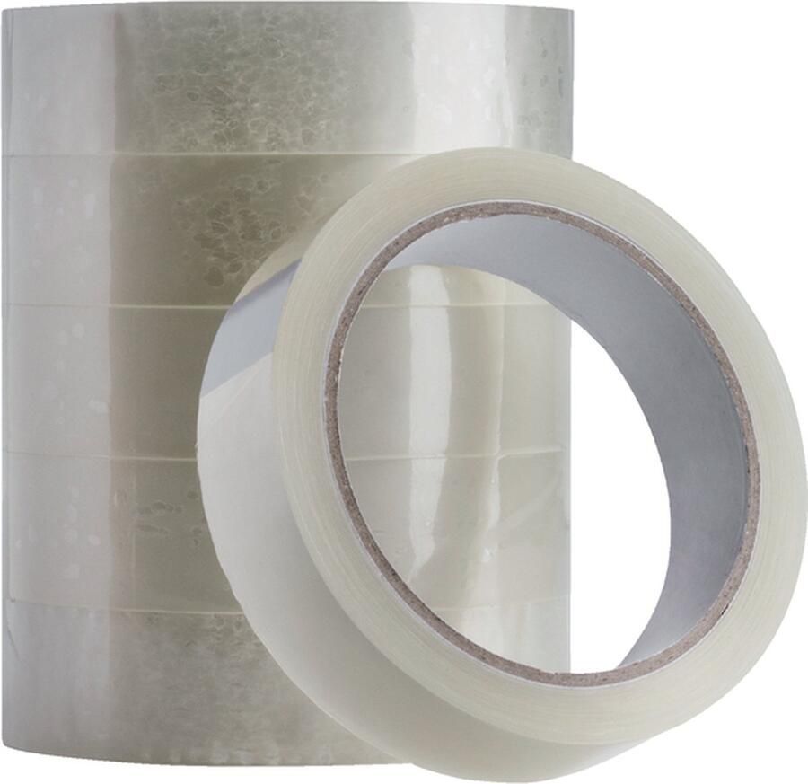 Quantore Plakband 25mmx66m transparant 72 stuks