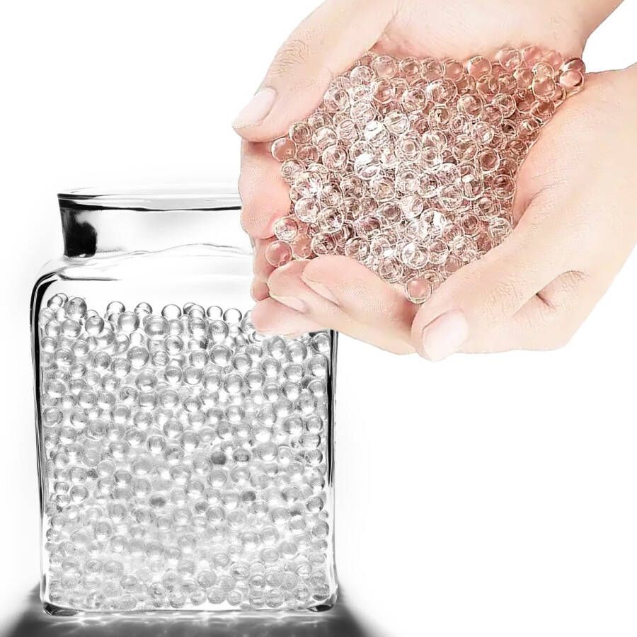 Quaran Waterparels Waterballetjes Gelballetjes Water Beads Waterkralen Transparant 8-9mm 10000 Stuks