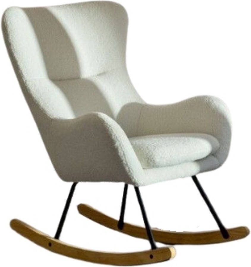 Quax Schommelstoel Rocking Chair Basic Cream Sheep