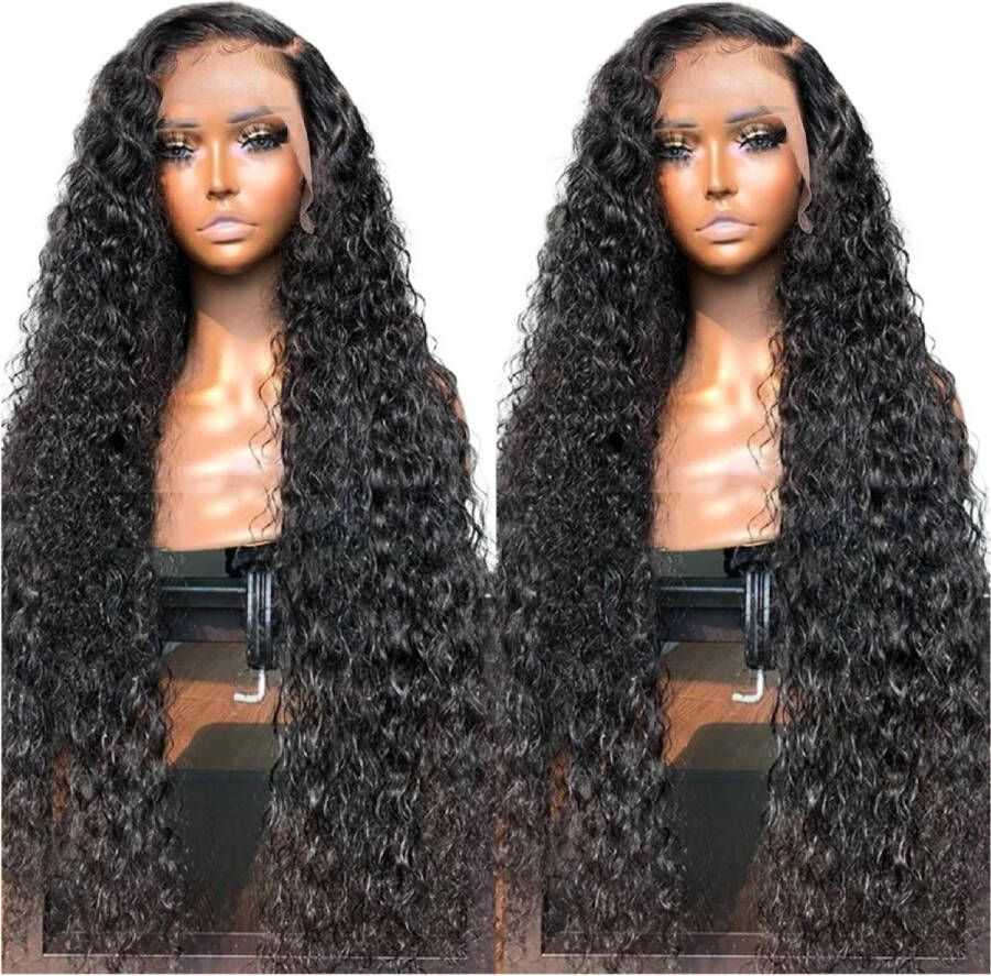 Queen Nala B.O.S. Diepe Golf 13X6 Hd Lace Frontale Human Hair Pruiken Voor Vrouwen Braziliaans Krullend 13X4 Menselijk Haar Kant Voorkant Pruik 360 Pre Geplukt Lijm loos