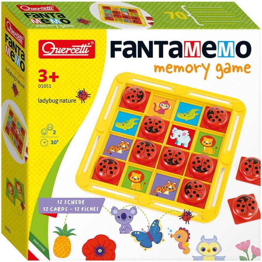 Quercetti Fantamemo Spel Lieveheerstbeestje